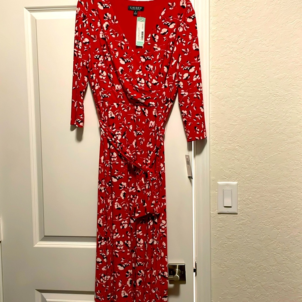 Ralph Lauren Carlyna Knit Wrap Dress